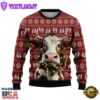 Christmas Cow Wreaths Ugly Christmas Sweater
