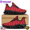 Christmas Gift Knitted Print Pattern Black Max Soul Shoes