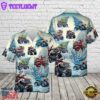 Christmas Monster truck Hawaiian Shirt