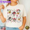 Christmas Mouse and Friends Cartoon Santa Hat Shirt