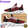Christmas Red Plaid Scottish White Max Soul Shoes
