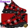 Christmas Running Shoes, Christmas Snowflakes Max Soul Shoes