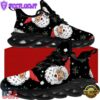 Christmas Running Shoes, Funny Santa Claus Max Soul Shoes