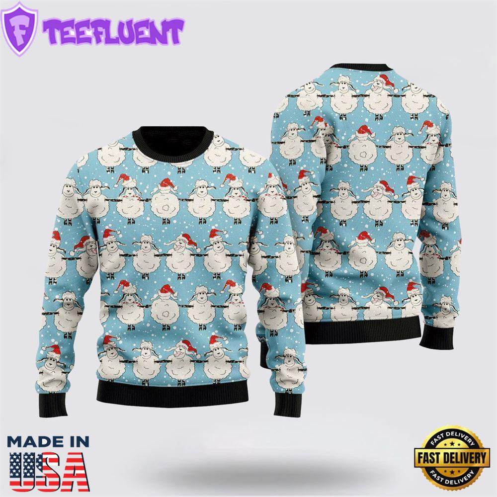 Christmas Sheeps Dancing Ugly Christmas Sweater
