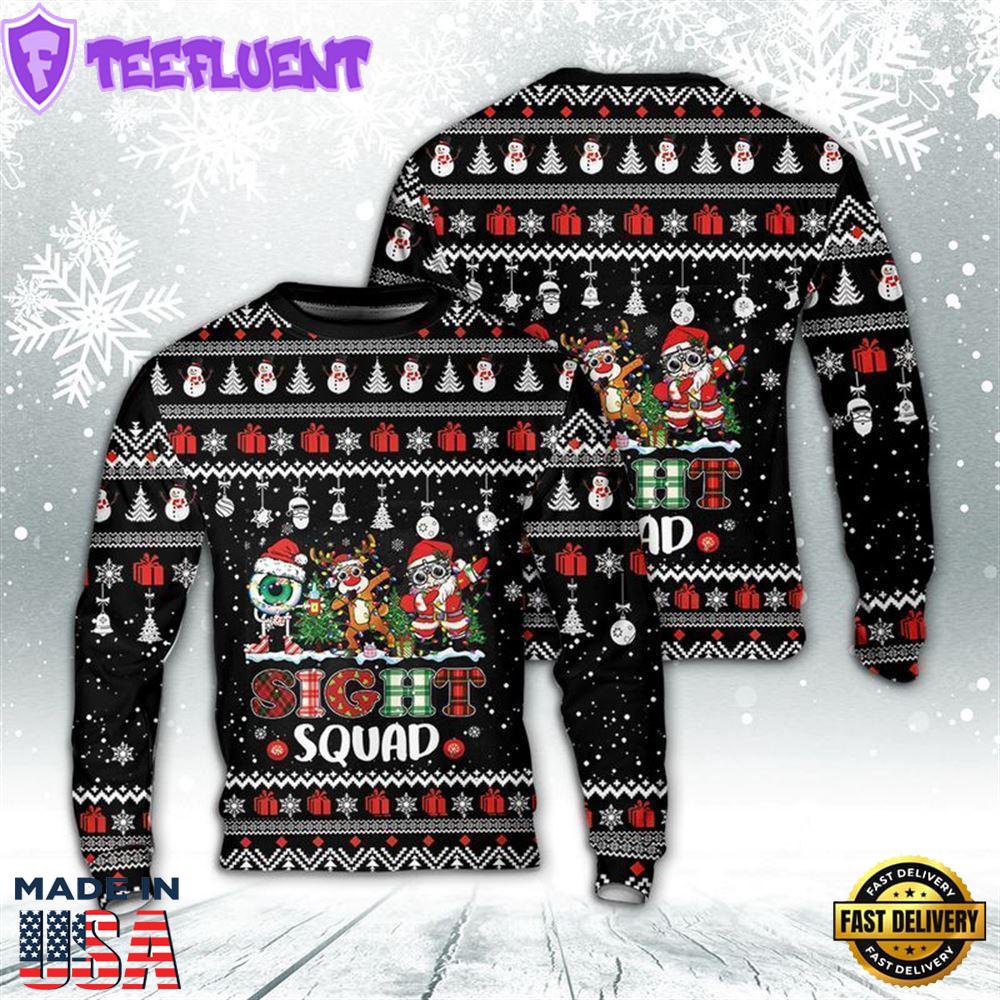 Christmas Sight Squad Ugly Christmas Sweater For Men And Women
