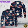 Christmas Space Pattern Noel Santa Ugly Christmas Sweater For Men And Women