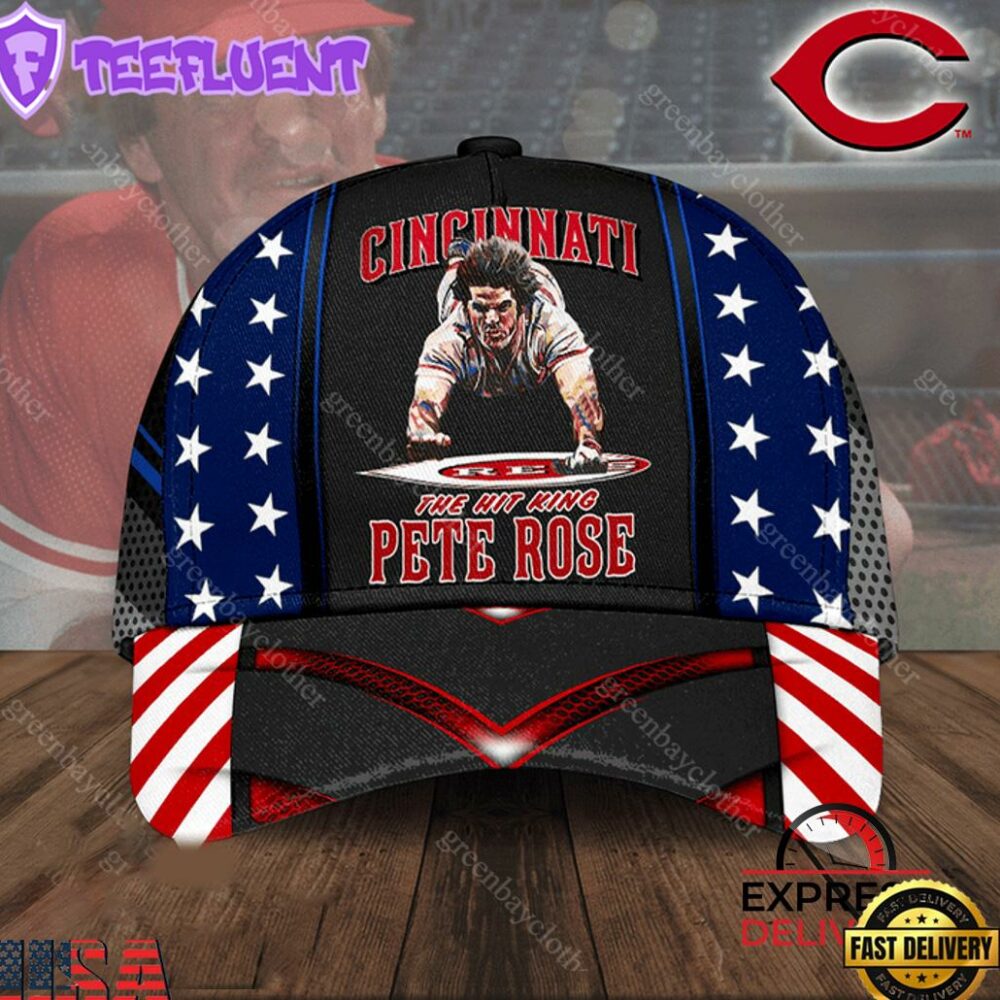 Cincincati Reds The Hit King Pete Rose Classic Cap