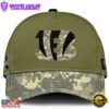 Cincinnati Bengals 2024 Salute to Service Club Green Camo Cap Gift For Veteran