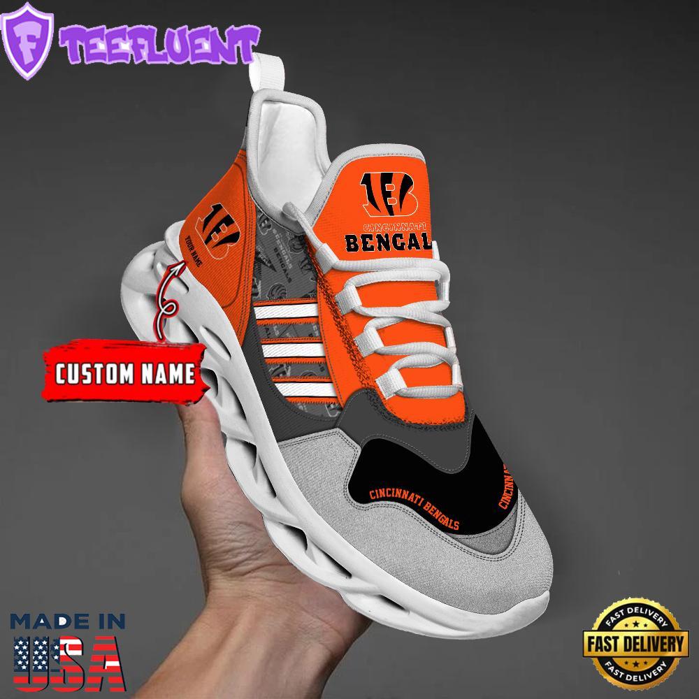 Cincinnati Bengals Clunky Max Soul Shoes NFL Personalized
