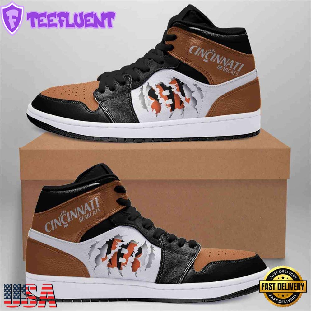 Cincinnati Bengals NFL Scratch JD1 Boot Sneakers Shoes