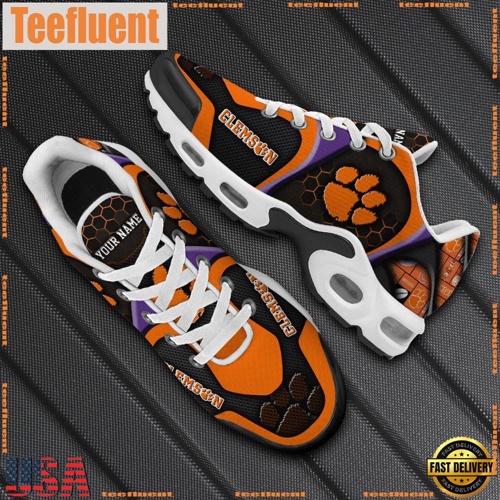 Clemson Tigers Tn Shoes Personalized Your Name, Football Team Shoes
