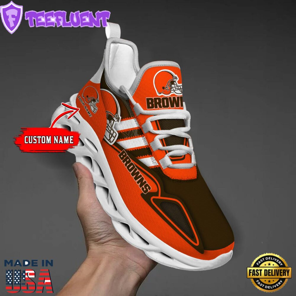 Cleveland Browns Clunky Max Soul Shoes NFL Personalized 1