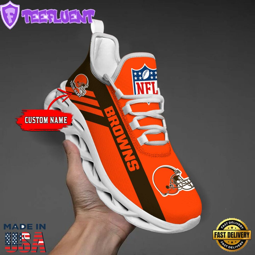 Cleveland Browns NFL Clunky Max Soul Shoes Personaliz