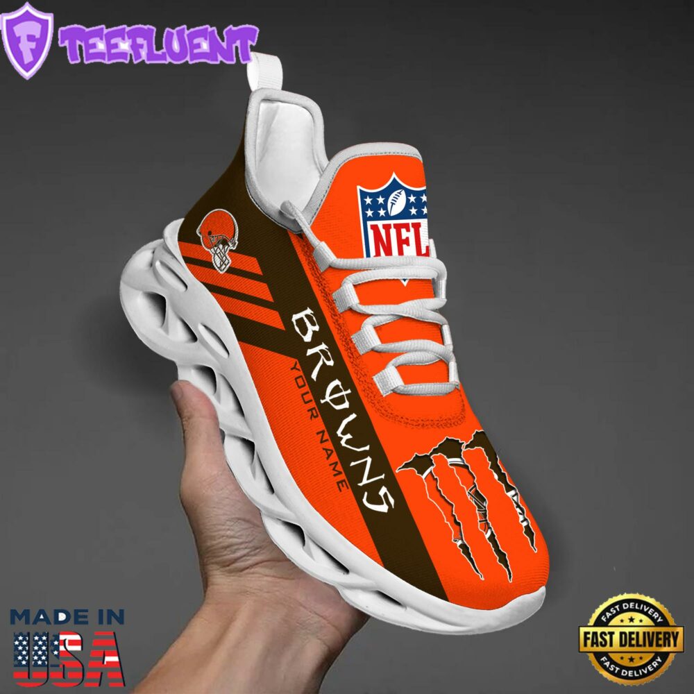 Cleveland Browns NFL Clunky Max Soul Shoes Personalized