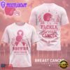 Cleveland Browns NFL Hope Strength Support Breast Cancer 3D T-Shirt