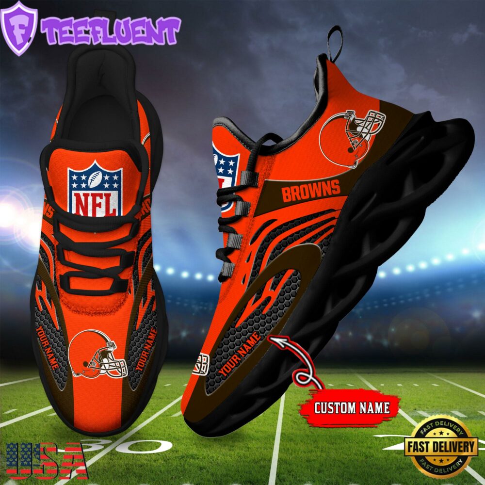 Cleveland Browns NFL Limited New Design Max Soul Shoes