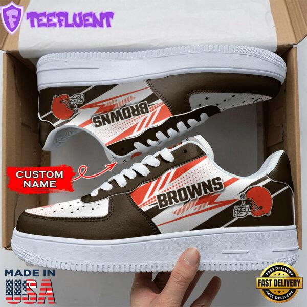 Cleveland Browns NFL Personalized Air Force 1 Shoes