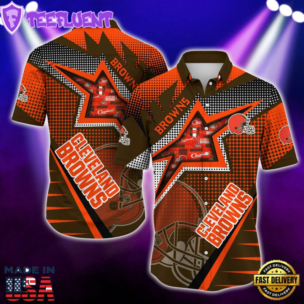 Cleveland Browns NFL-Hawaii Shirt New