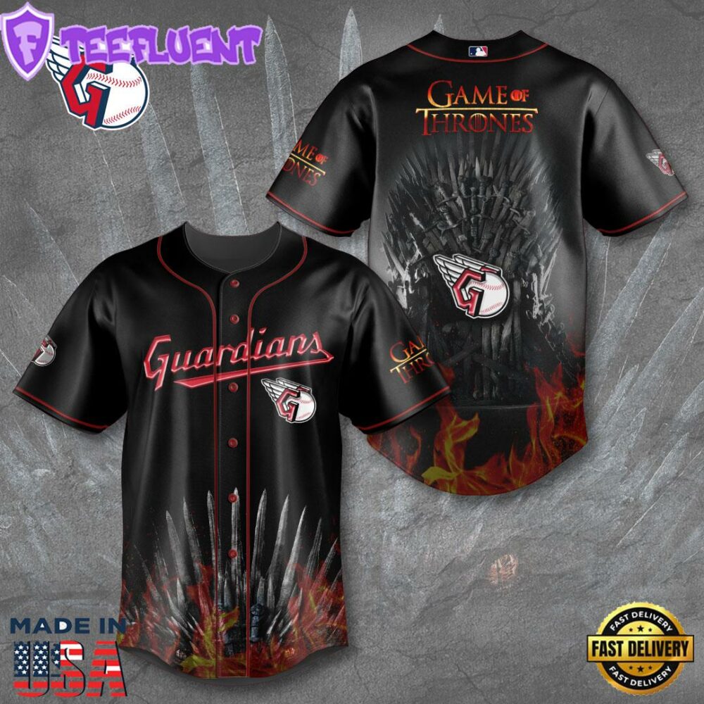 Cleveland Guardians x Game of Thrones Baseball Jersey