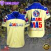 Club Am?rica Short Sleeve Dress Shirt For Fans
