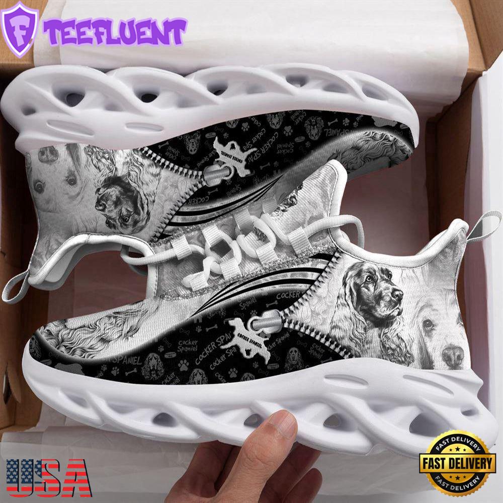 Cocker Spaniel Sketch Max Soul Shoes For Men Women Dog Shoes Running