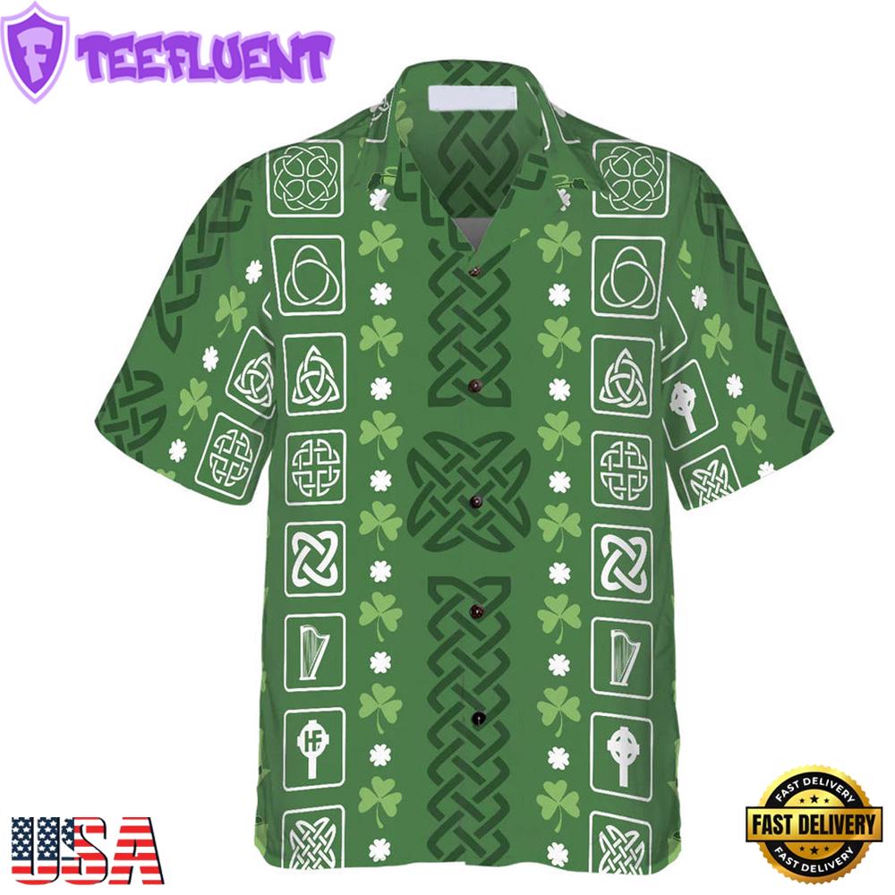 Collection Of Celtic Irish Happy St Patrick'S Day Hawaiian Shirt
