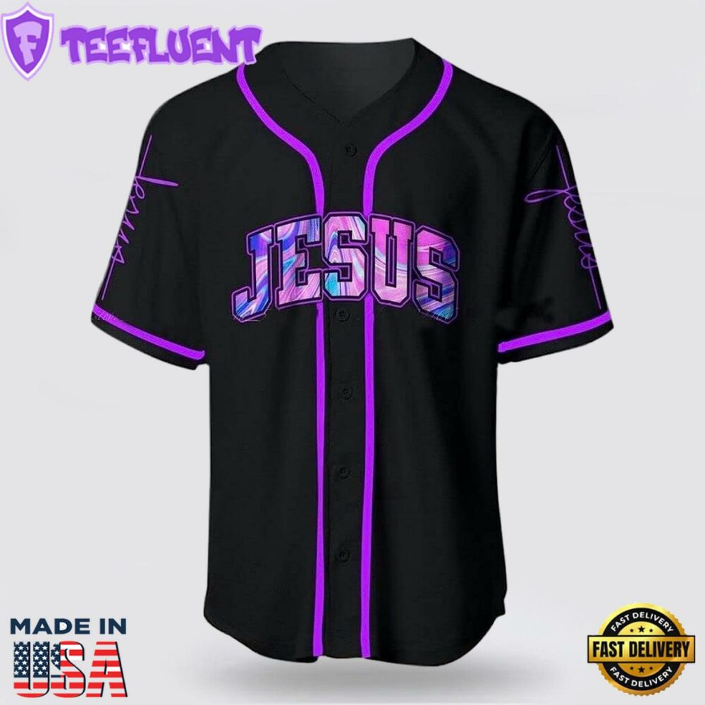Connect to God Jesus Baseball Jersey for Men Women Lover God