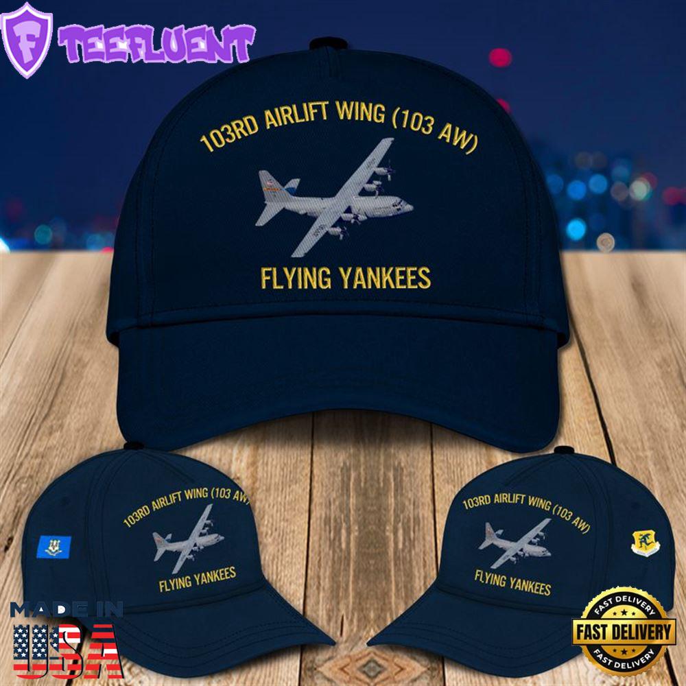 Connecticut Air National Guard 103rd Airlift Wing (103 AW) C-130H Hercules Baseball Cap