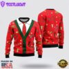 Cowboy Pattern Christmas Red Ugly Christmas Sweater