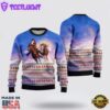 Cowboy Santa Claus Ugly Christmas Sweater