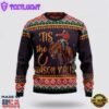 Cowboy Season Christmas Pattern Ugly Christmas Sweater