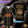 Cross Flame Dart Baseball Jersey - Jesus Dart Is My Therapy Custom Baseball Jersey Shirt Christian Baseball Jersey 3 Cross Flame Dart Baseball Jersey - Jesus Dart Is My Therapy Custom Baseball Jersey Shirt