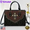 Cross Leather Handbag 2 Christ Gifts Leather Bags