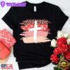 Cross Leopard Heart Design Faith Unisex T-Shirt