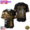 Cross, Lion Baseball Jersey - My God My King Custom Baseball Jersey Shirt For Men Women