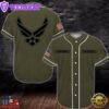 Custom Baseball Shirt United States Air Force DH15 All Over Printed