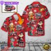 Custom Image Firefighter Fire Truck Christmas Hawaiian Shirt
