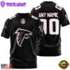 Custom Name And Number Atlanta Falcons NFL Team Sport 3D T-Shirt