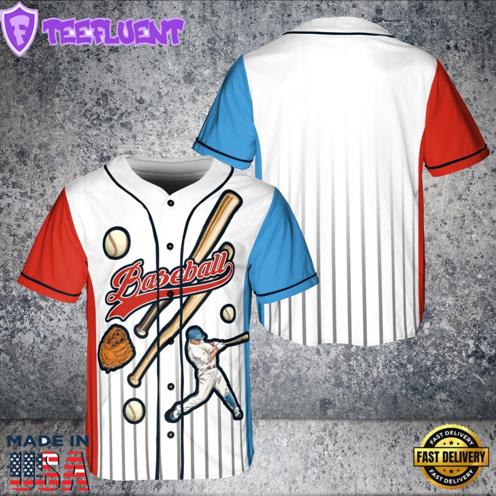 Custom Name And Number Baseball Jersey