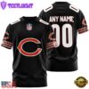 Custom Name And Number Chicago Bears NFL Team Sport 3D T-Shirt