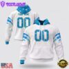 Custom Name And Number NFL Carolina Panthers Christmas Spirit All Over Print Hoodie Shirt
