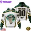 Custom Name And Number NFL Green Bay Packers Lips All Over Print Hoodie