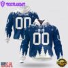 Custom Name And Number NFL Indianapolis Colts Christmas Spirit All Over Print Hoodie Shirt