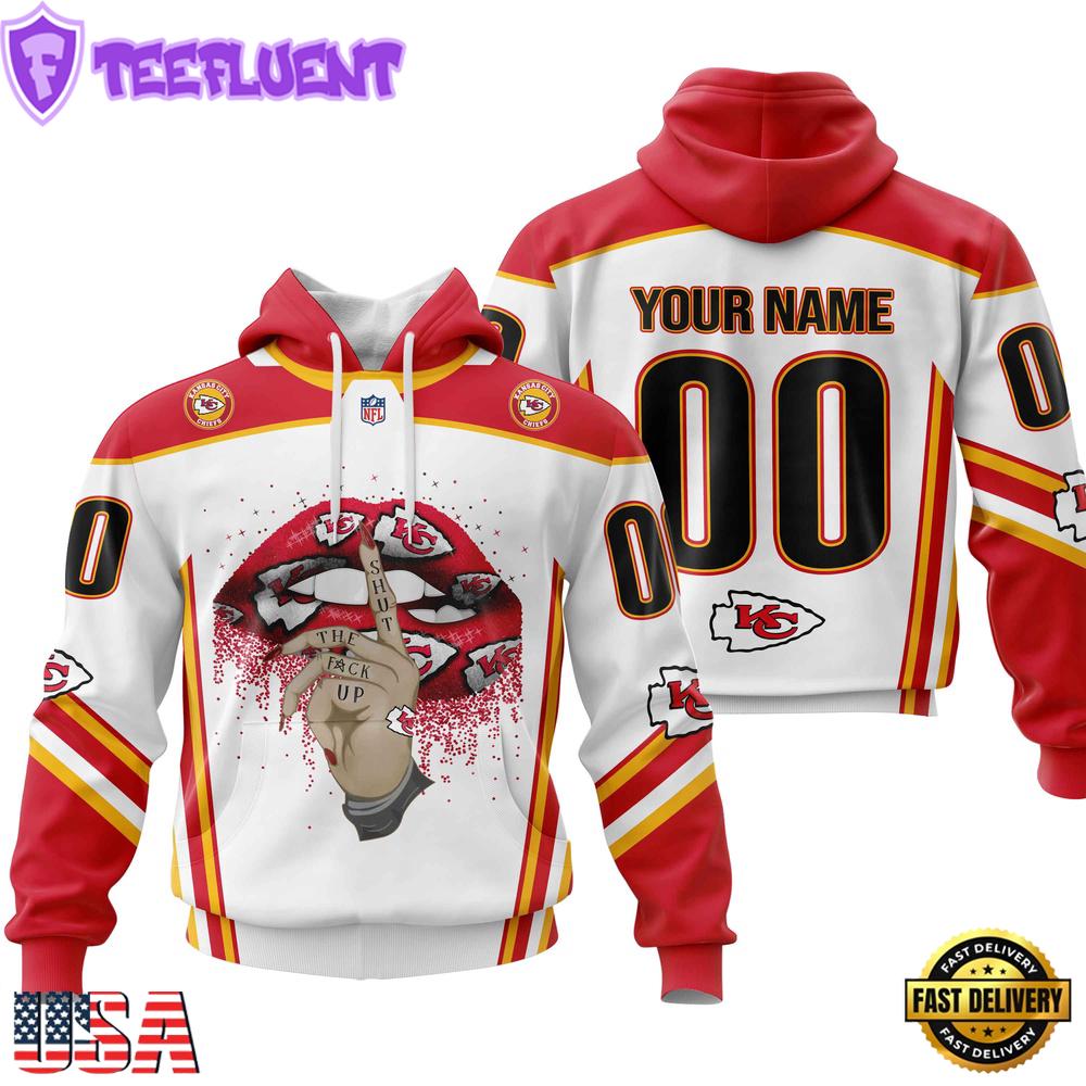 NFL Custom Name Number Kansas City Chiefs Lips All Over Print Hoodie , NFL Unisex Hoodies NFL Custom Name Number Kansas City Chiefs Lips All Over Print Hoodie , NFL Unisex Hoodies