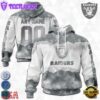 Custom Name And Number NFL Las Vegas Raiders Color Christmas 3D Hoodie Shirt