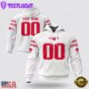 Custom Name And Number NFL New England Patriots Christmas Spirit All Over Print Hoodie Shirt