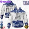 Custom Name And Number NFL New York Giants Color Christmas 3D Hoodie Shirt