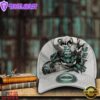 Custom Name And Number NFL New York Jets Demonhead Baseball Cap