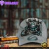 Custom Name And Number NFL Philadelphia Eagles Demonhead Baseball Cap