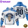 Custom Name And Number NFL Tennessee Titans Lips All Over Print Hoodie